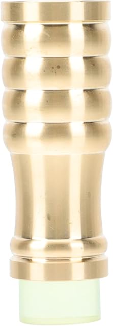 Non Slip Crutch Tip Replacement: Classic Brass Crutch Tip with Anti- slip Pad Decorative Cane Feet Tip Walking Sticks Accessories for Old