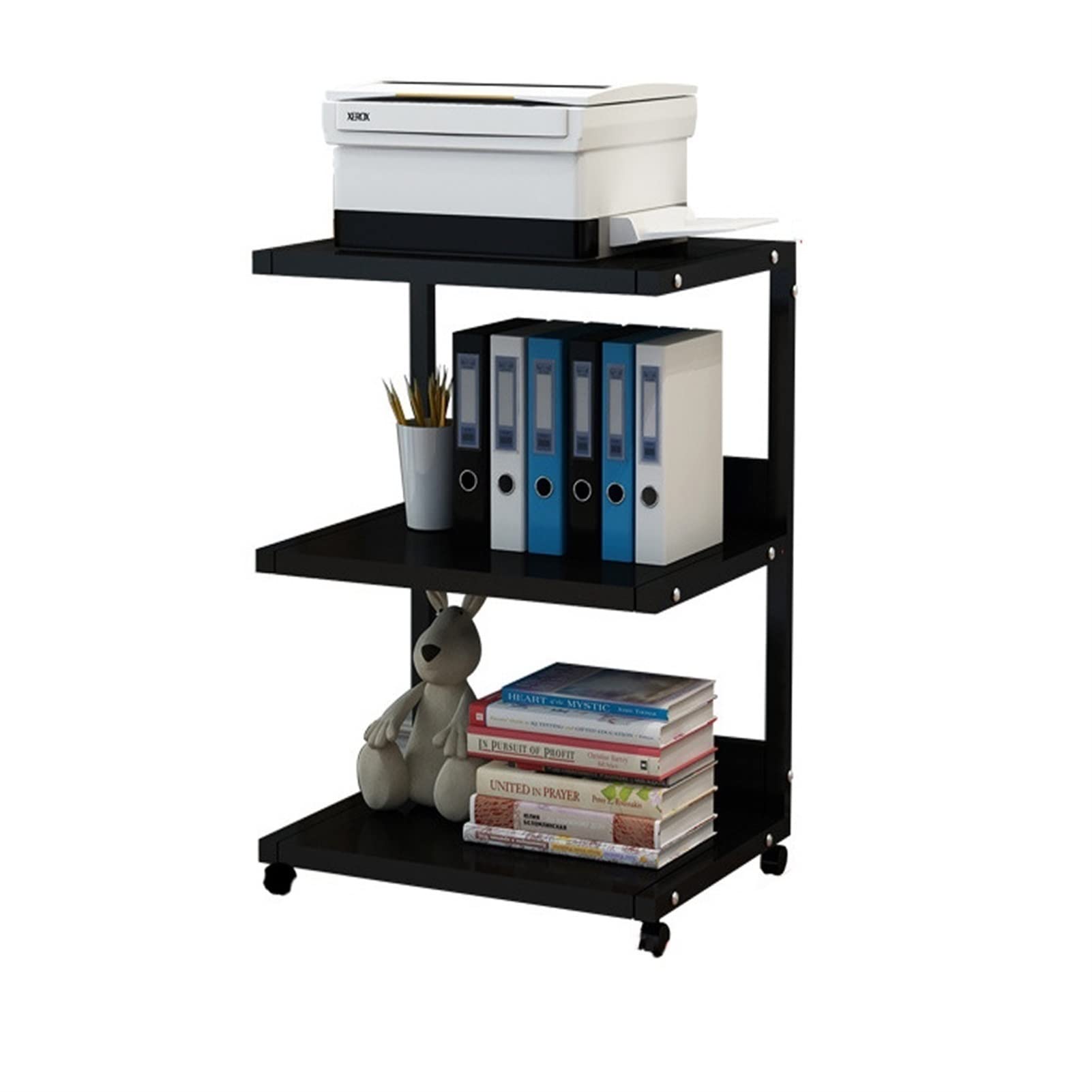 Supporto per Stampante Stampante Stampante Stampante a 3 strati Stampante for impieghi resistenti for la stampa Home Mobile File Organizer con ruote Organizzatore di Archiviazione Desktop