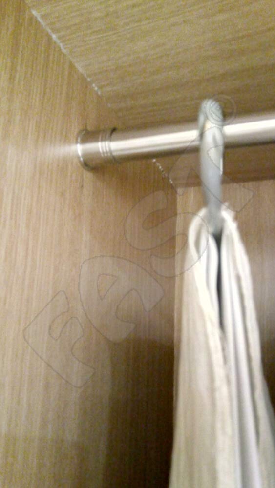 FAST WTW-R Stainless Steel Concealed Curtain Brackets Accessories Serve to Hold The Wardrobe, Window & Bathroom 1 Inch Rod from Wall to Wall 4pcs 2
