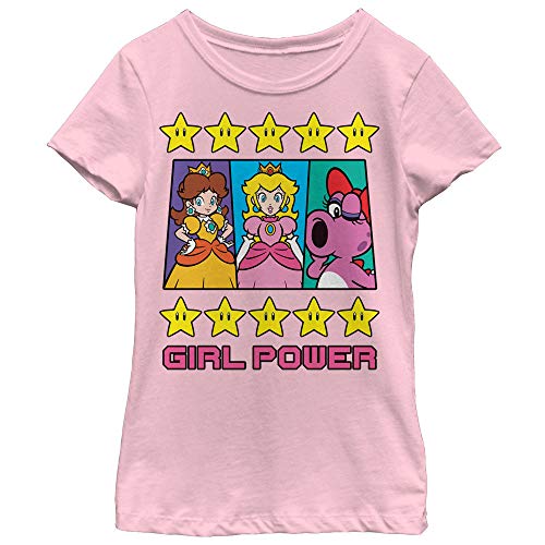 Fifth Sun Nintendo Power Girl's Solid Crew Tee