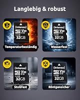 Intenso Professional microSDHC 32GB Class 10 UHS-I, U3, V30 Speicherkarte inkl. SD-Adapter (bis zu 100 MB/s), schwarz – Ansicht 4
