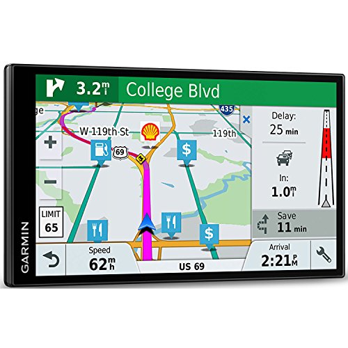 Garmin DriveSmart 61 NA LMT-S Advanced Navigation GPS w/Smart Features Mount Bundle