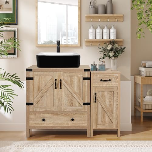 Puluomis 28 inch Bathroom Vanity with Bathroom Storage Cabinet, Modern ...
