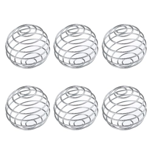 JTKREW 6 shakers en acier inoxydable pour boissons mélangées,shakers protéinés en acier inoxydable pour boissons mélangées de protéines, boules de mélange de protéines