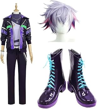 Amazon.co.jp: バーチャルYouTuber ふわ みなと 不破湊 コスプレ衣装+