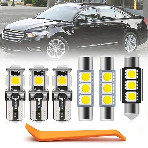Kit de 13 Bombillas LED Interiores para Ford Taurus 2010-2019 miniatura 1