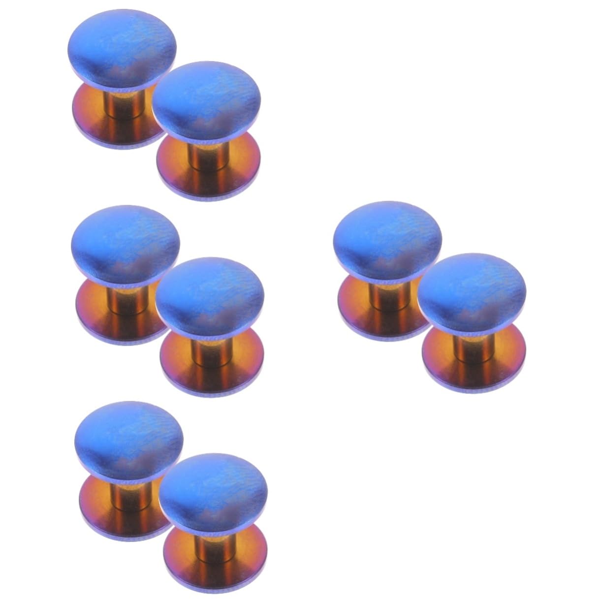 8pcs Screw Binding Post Replacement for Craft Smooth for Book Binding and Scrapbooking Easy to Install Non-Rusting Fasteners