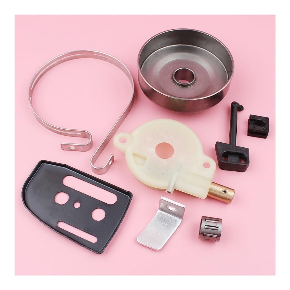 Bomba de aceite for motosierra de 325" y 7 dientes, compatible con modelos 142, 141, 137, 136, 41 y 36. Incluye retenedor de cadena, banda de freno, placa de barra y varilla de estrangulación.