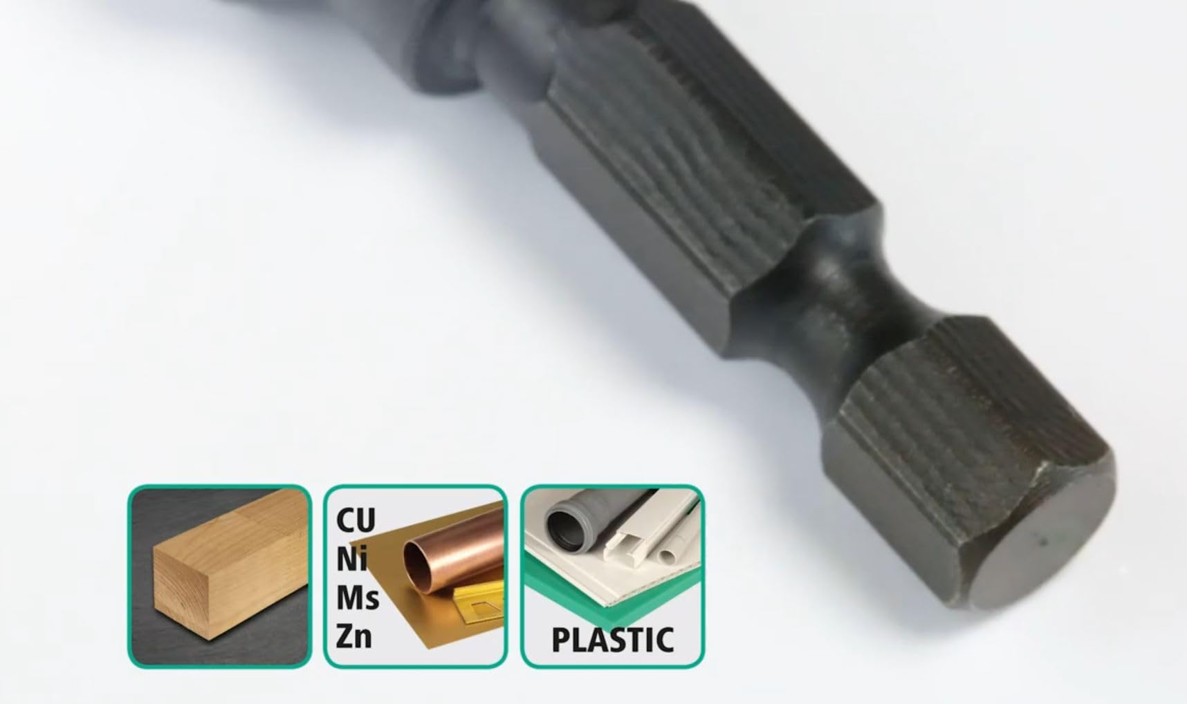 wolfcraft 4375000-3 Fraisoirs à noyer pour tête de vis - Diamètre 8 12 16 mm - Acier WS