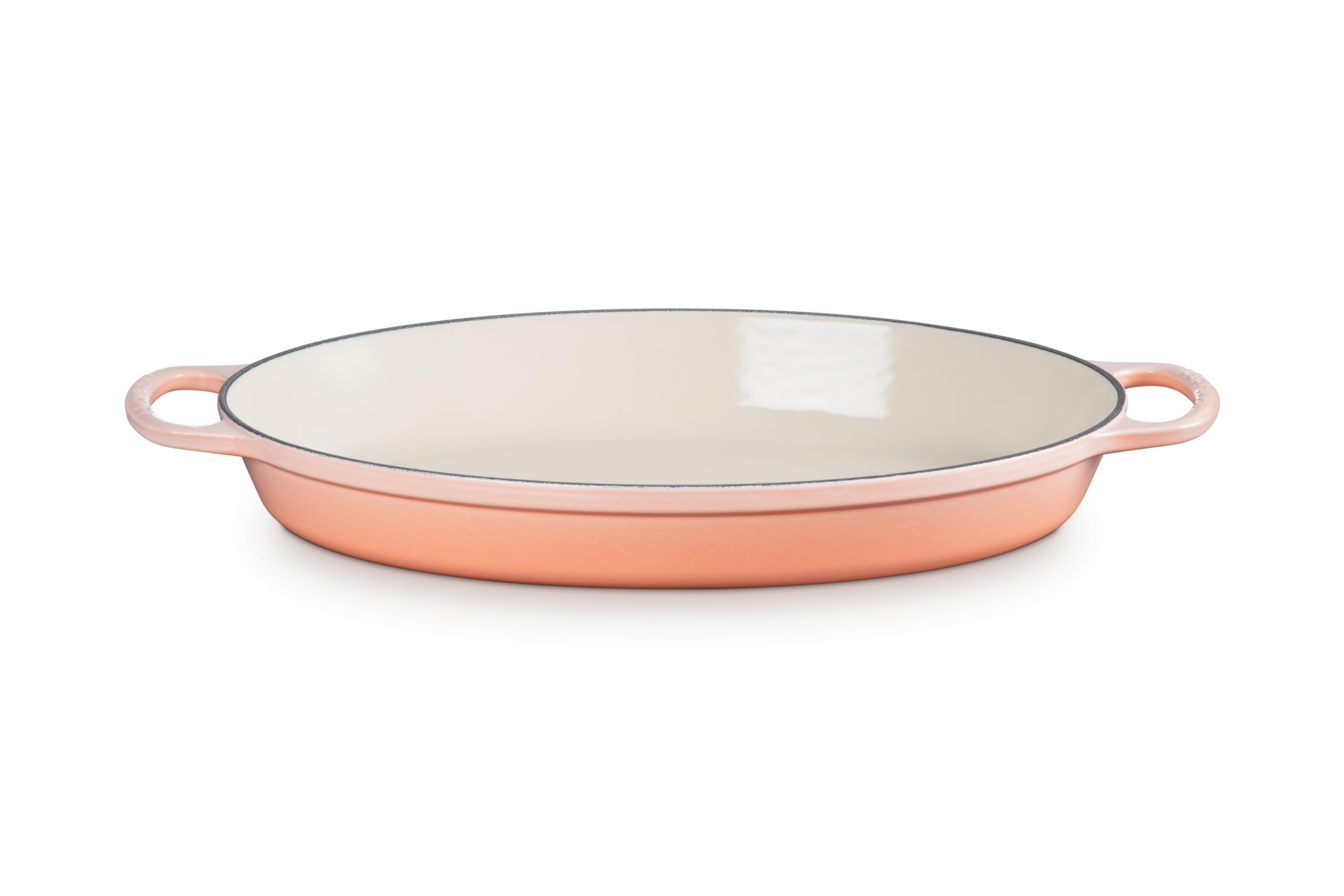 Le Creuset Four ovale signature en fonte émaillée, 3 l. Peche