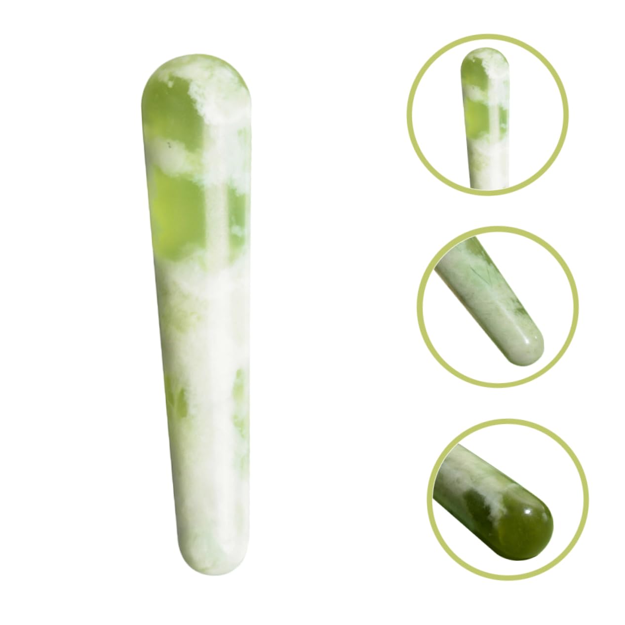 Healvian 5St Massagestab Fußmassagegerät Handmassagegerät Jade-Massagegeräte Akupressurstab massieren Meridian Werkzeug Akupunkturpunktstab Sehnenstock Fräulein