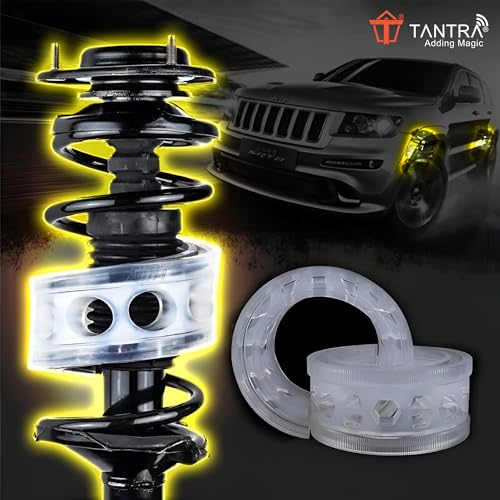 Image of TANTRA Spring Buffer (Size -C), 2 pcs. Car Suspension TPU Buffer for Bad Roads, Suspension Buffer | Shock Absorber Spring Buffer
