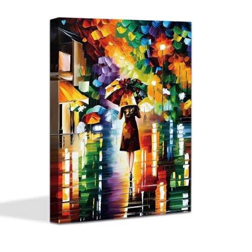 Impression sur toile romantique de Londres art contemporain