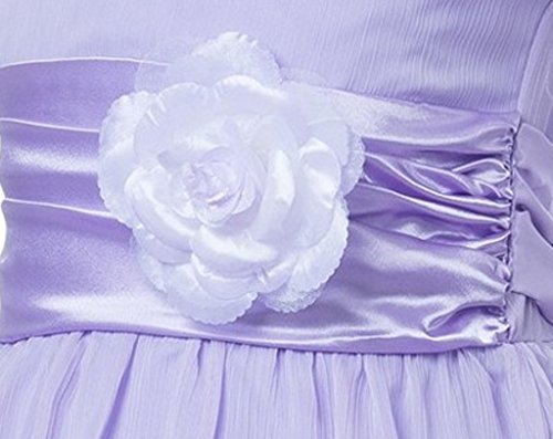 Lace Top Solid Skirt One Piece Dress with Necklace4