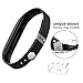 LEEFOX Compatible with Flex 2 band, Adjustable Replacement for Flex 2 Accessory Silicon Wristband w/Fastener Clasp Fitness Strap for Original Flex 2, Black, Large (Psalm 23-3)