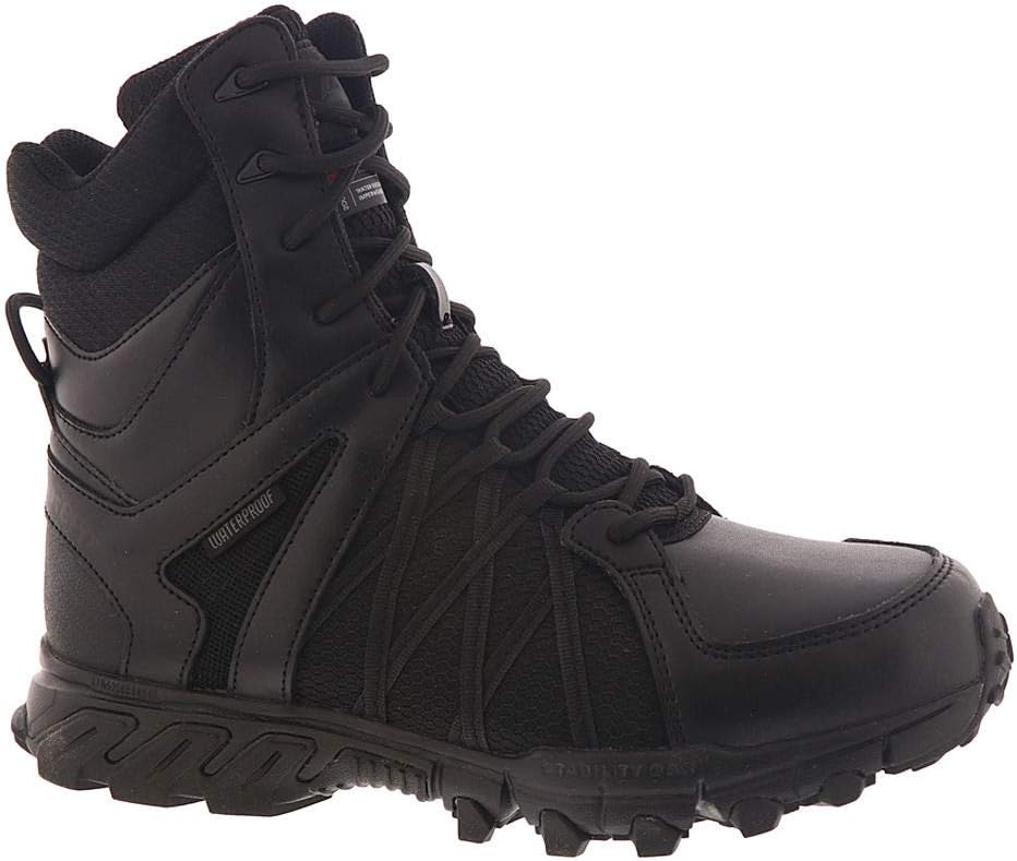 Reebok Work Men's Trailgrip Tactical 8" Soft Toe Duty Boot Black - 8.5 Medium