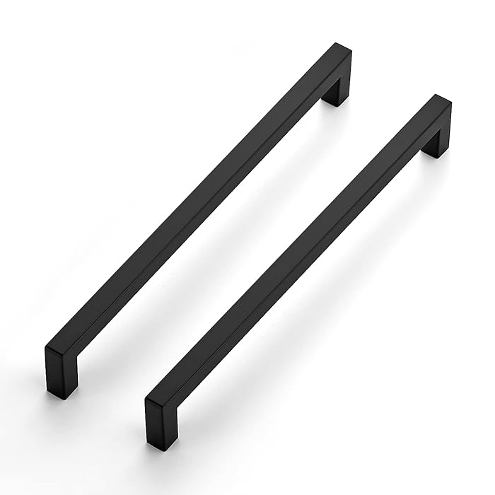Buy Ravinte 5 Pack 10 Inch Kitchen Square Handles Matte Black