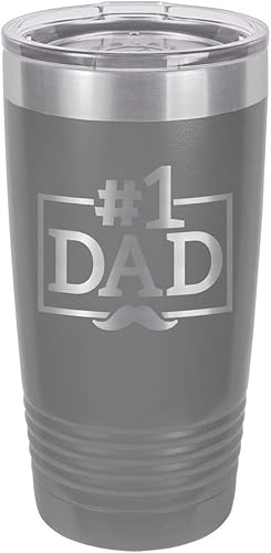 OnlyGifts.com - Vaso con pajita (20.1fl oz, grabado con láser), Gris