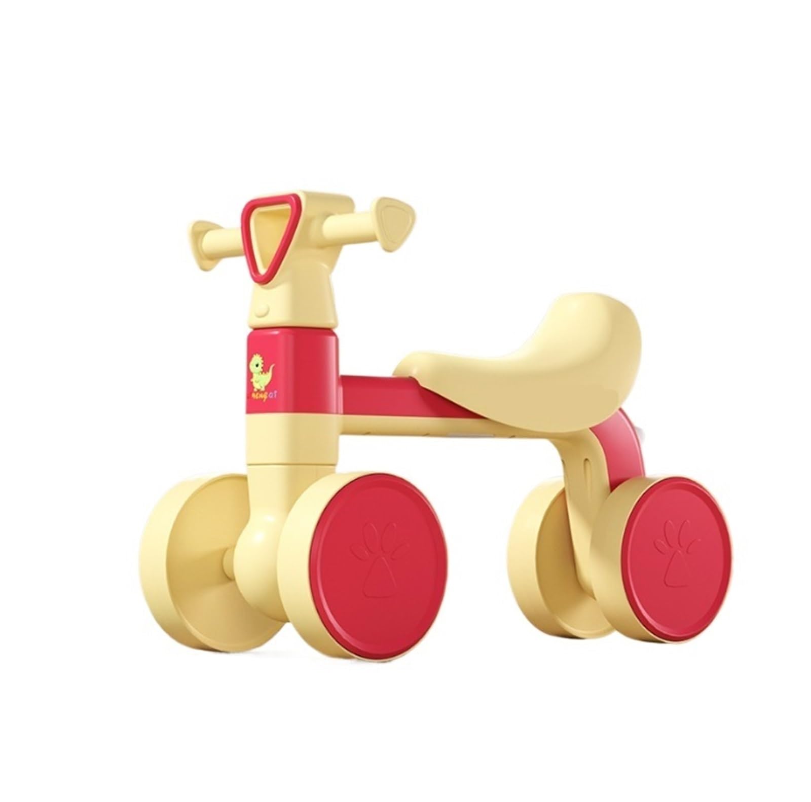 SDGBCXD Swing Car, Wiggle Car Swing 4 WheelsBalance Bike Toys with Music No Pedal Cars for Boy Girls Indoor Outdoor Play Card(Rot)
