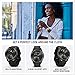 Garmin vívomove Trend, Stylish Hybrid Smartwatch, Long-Lasting Battery Life, Dynamic Watch Hands and Touchscreen Display, Black