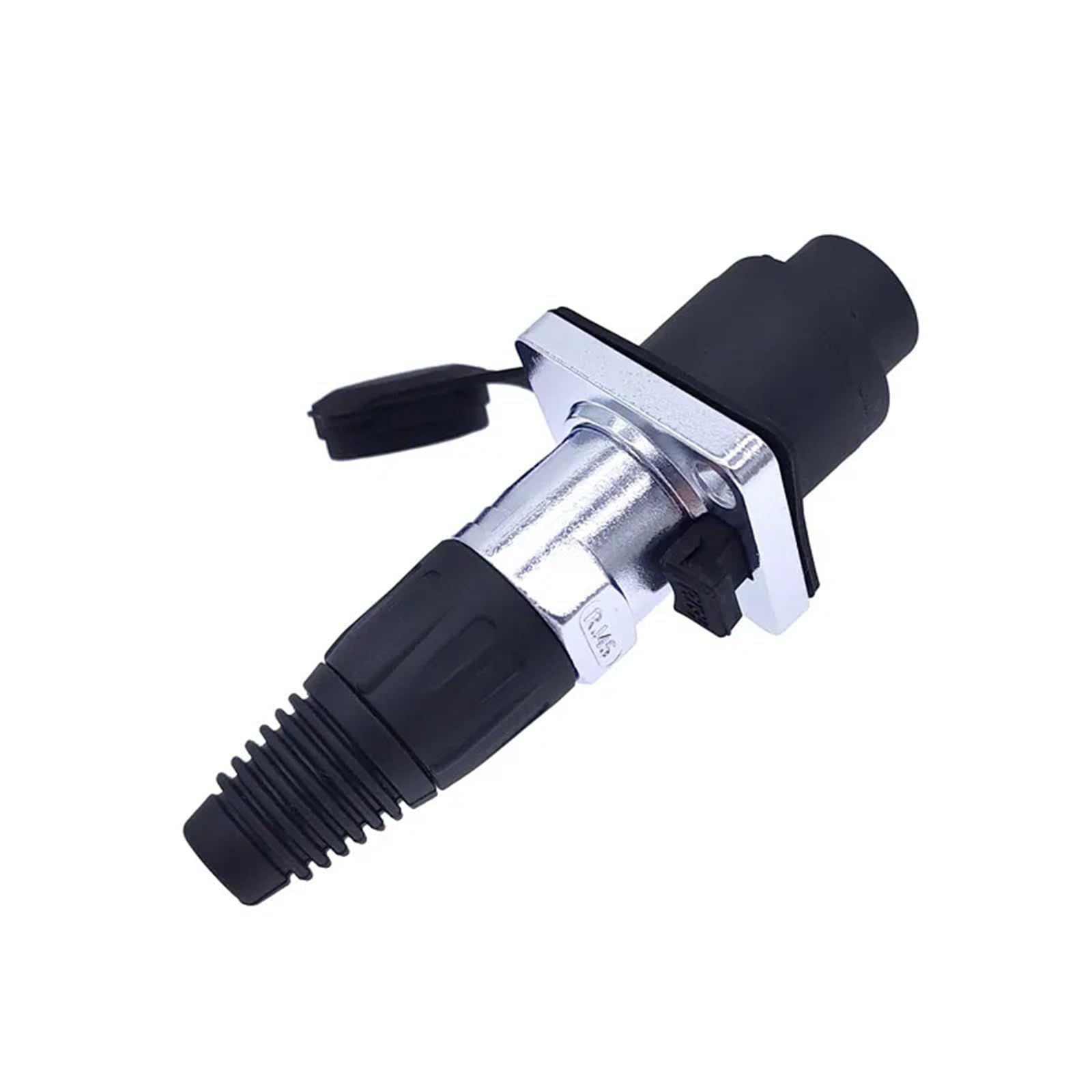 RJ45 D gniazdo do montażu panelowego ip65 złącza Ethernet 1 szt. (srebrne)