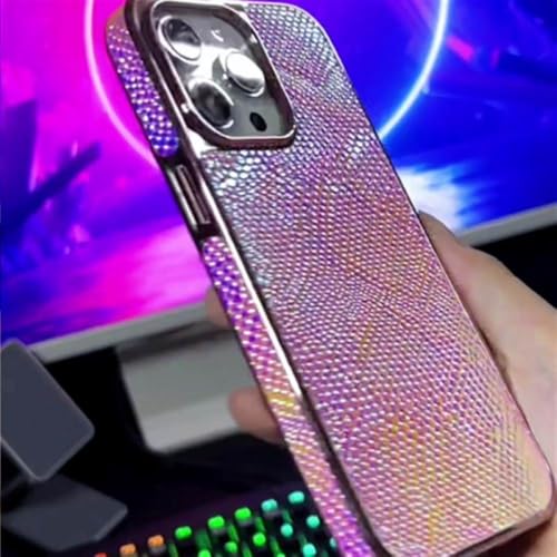 Coque de Luxe pour iPhone 13 cadeau idéal avec motif cool rose en cuir - 2