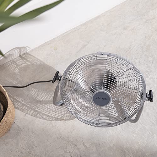 Cecotec Ventilateur industriel EnergySilence 1000 Pro. 12 30 cm de diamètre 3 vitesses 3 pales facile à utiliser design élégant et sécurité maximale finition en acier - vue 8