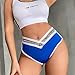 Fashion Sexy Low Rise Underwear Women High Cut Dolphin Booty Shorts Royal Blue S
