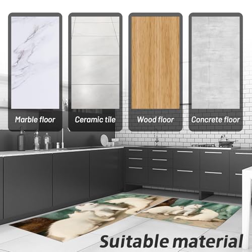 Tapis Cuisine Lavable Eau et Huile pour Sol Propre