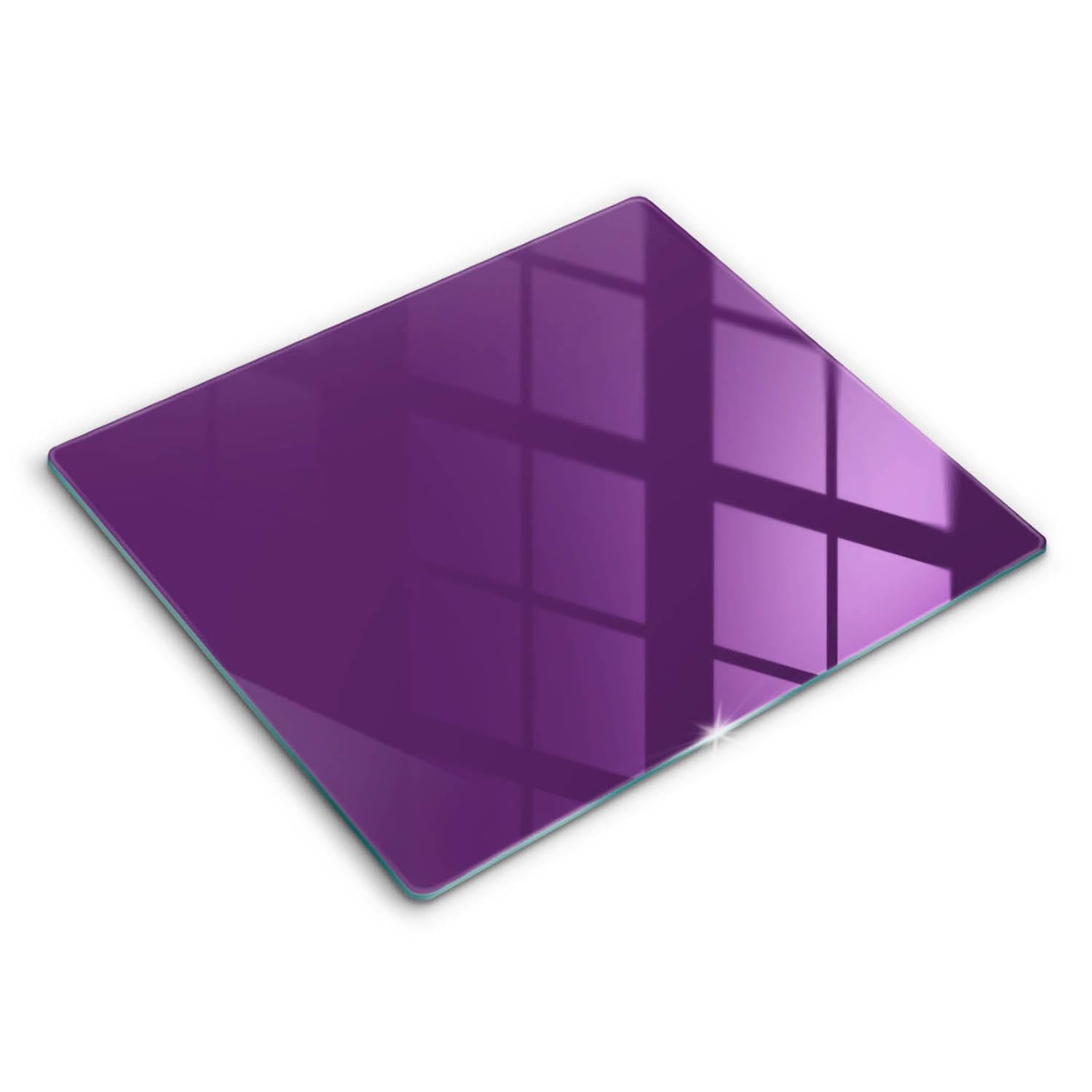 Plaque de cuisson protégée avec style grâce à la grande planche induction violette Wallfluent