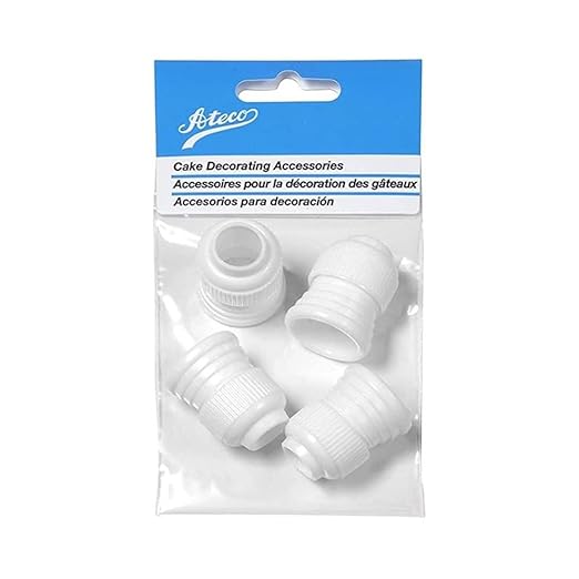 Ateco Standard Plastic Couplers, for Use Cake Decorating Tubes and