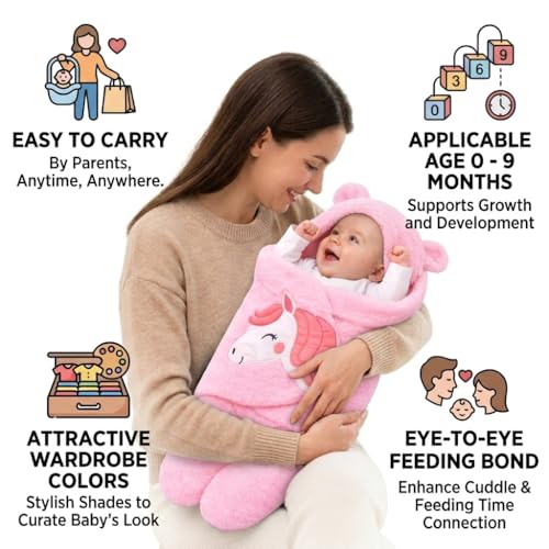 Image of First Kick Baby Blanket Newborn Combo Gift Pack of Swaddle Wrapper & Baby Bath Towel, 0-9 Months, Length 68 cm x Width 68 cm, Pack of 2 Pcs.