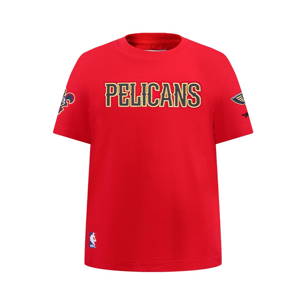 Pro Standard Big Boys NBA Classic Chenille Cotton Short Sleeve Tee, Getaway Solids, L — image 1