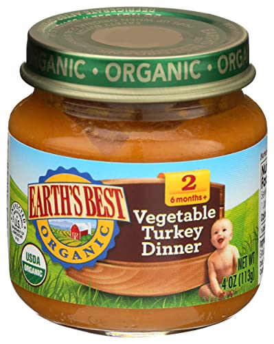 Earth's Best, Vegetable Turkey Dinner, 4 oz