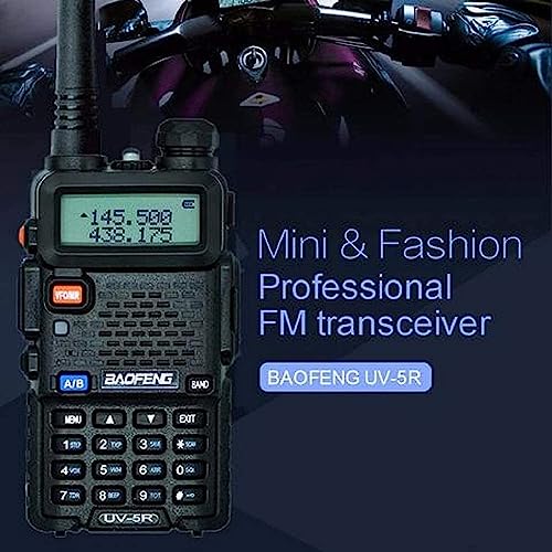 BAOFENG BF UV-5R 8-Watt Dual Band Two-Way Radio (144MHz-146MHz VHF & 430MHz-440MHz UHF) Includes Full Kit, Black – Bild 6