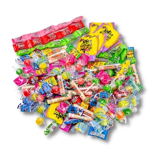 Ultimate Sour Candy Variety Pack - Candy - 2 LB Bag - Sour Candy Bulk - Bulk Candy for Candy Bags - Individually Wrapped Candy - Candy Pack - Variety Bulk Assorted Candy Sour - With Queen Jax Magnet