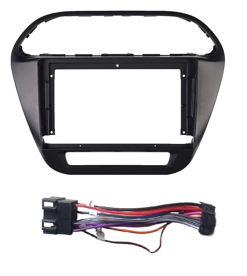 AUTOXYGEN Car Android Custom Dashboard Mount Music System Stereo Frame 9 inch Black for Tigor-image-31
