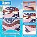 Foilswirl 3 Pcs Swimming Kickboards One Size Fits All Swimming Kickboard for Adult Beginners EVA Foam Swim Kick Board with Removable Handle U Design Float for Sports Pool Training