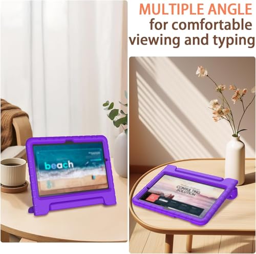 BMOUO Kids Case for Samsung Galaxy Tab A9+/A9 Plus 11 Inch 2023 (SM-X210/X216/X218), with Screen Protector, Shockproof Samsung Galaxy Tab A9 Plus Case for Kids, Purple by BMOUO - Image 6