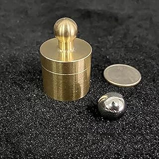 SUMAG Coin Maker (Brass) Magic Tricks Steel Ball to Coins Appearing Magic Magician Close up Illusions Gimmicks Props Mentalism Magic