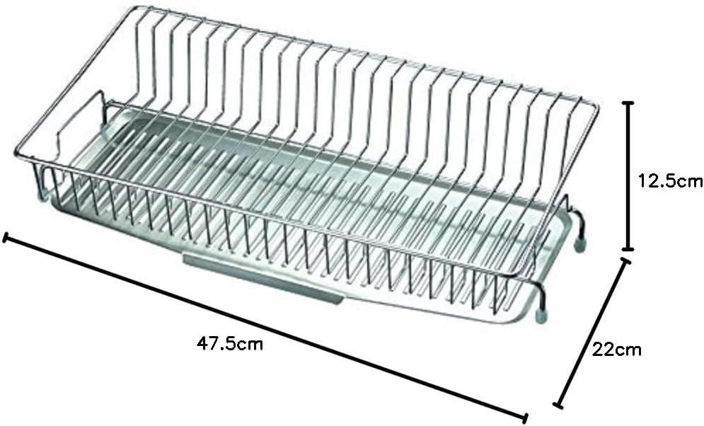 Oaks Leie LS1542 Drainer Basket, Width 7.1 inches (18 cm), Silver, Made in Japan