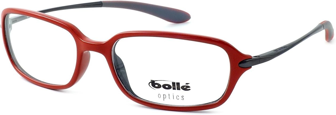 Bolle Optical Neuilly in Opaque Red Eyeglass Frame ; DEMO LENS (70274)