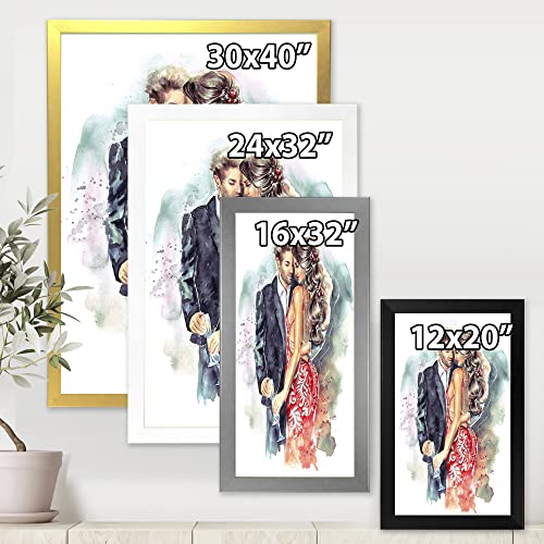 Décoration murale traditionnelle cadeau idéal couple mariage DesignQ - 5