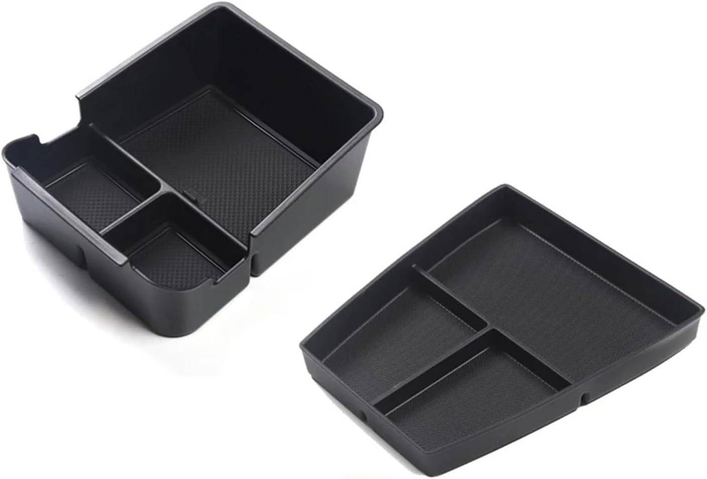 Car Center Console Armrest Storage Box Interior Central Organizer Tray Auto Compatible for BYD Song Pro DM-i 2022-2024 Accessories(2Pcs)