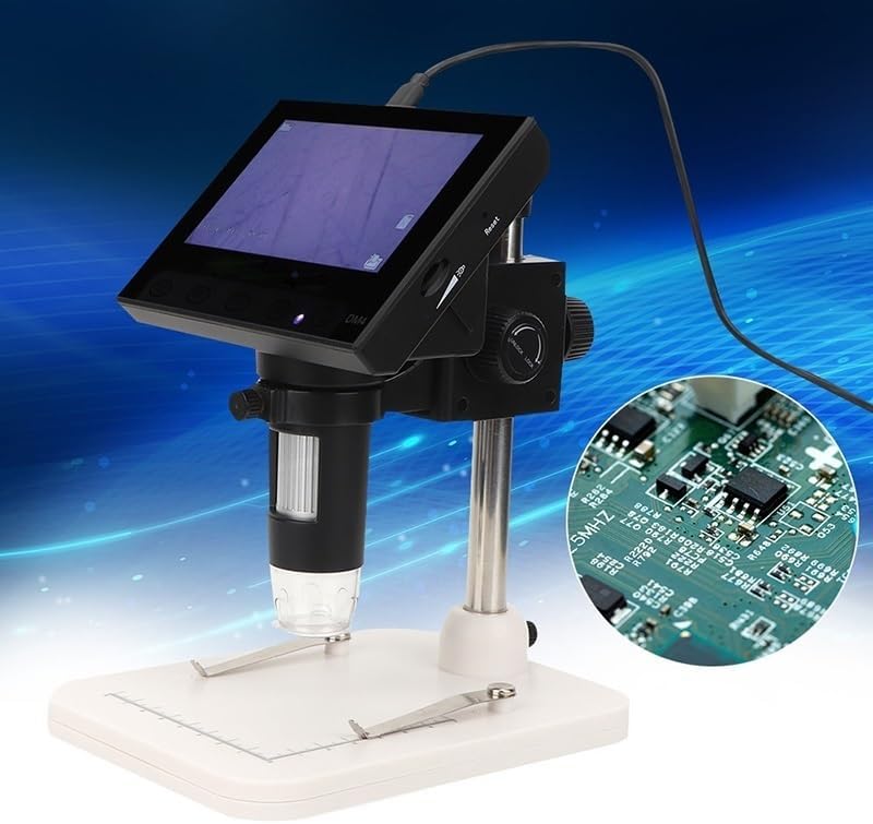 顕微鏡アクセサリーキット 4.3 "1000x HD LCD電子デジタルビデオ顕微鏡を監視します 導いた拡大鏡 顕微鏡スライ