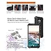 OUKITEL WP5 Pro Rugged Cell Phone Unlocked, 4GB +64GB 8000mAh Android 10 Smartphone IP68 Waterproof 5.5" HD+ Triple Camera Global Version 4G LTE GSM AT&T T-Mobile Metro PCS Face ID Fingerprint
