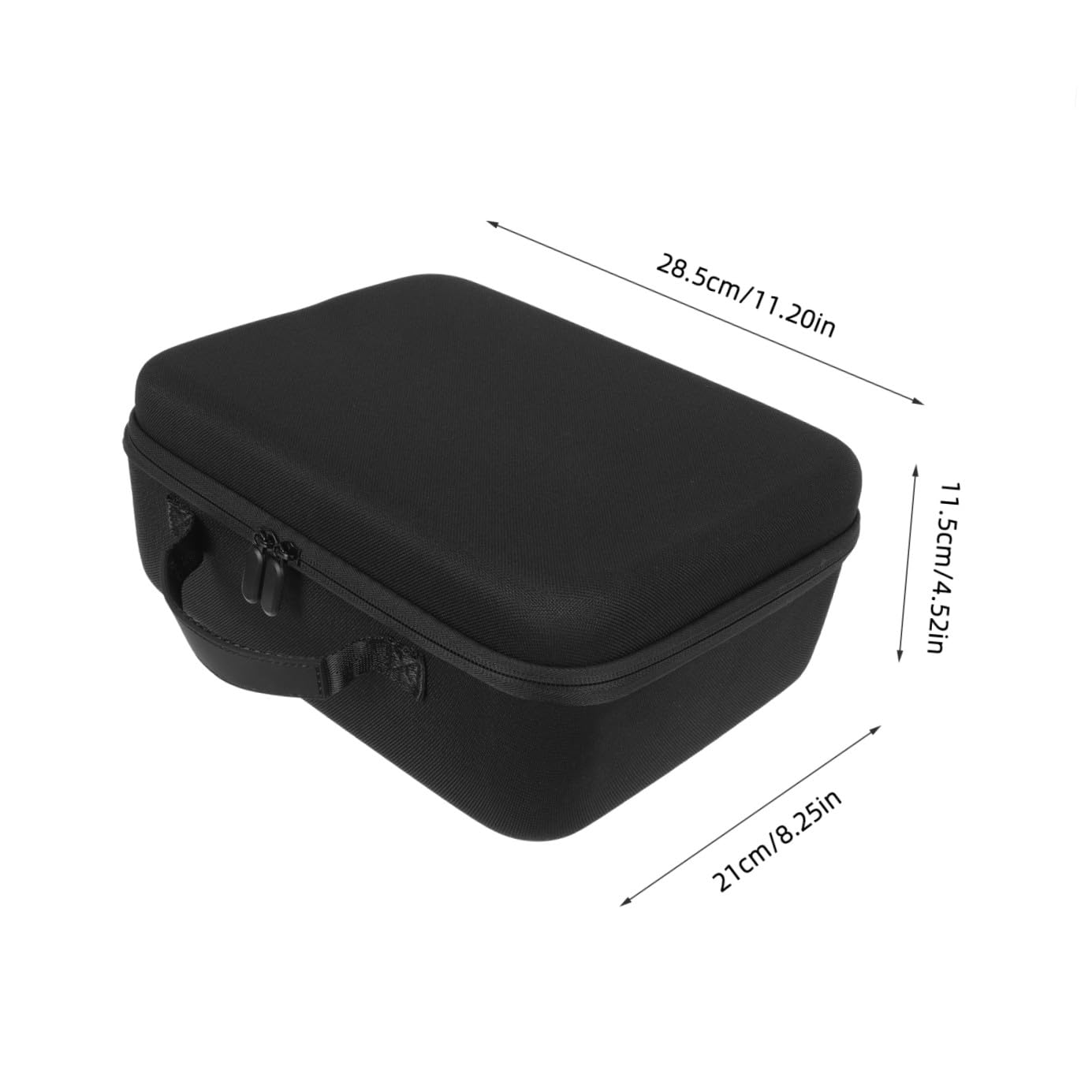 NOLITOY Custodia da Viaggio Multifunzionale e Portatile per Asciugacapelli Nero in Eva Borsa Organizer Compatta per Viaggi e Trasferte di Lavoro