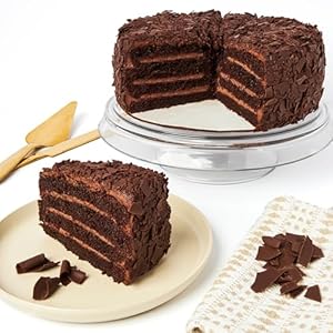 David’s Cookies Premiere 10″ Chocolate Overload Layer Cake – Gourmet Delight, Luxurious Fudge Layers, Ideal for Celebrations, Birthdays – Treat Yourself to Divine Chocolate Bliss!