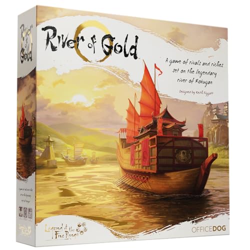 River of Gold juego de mesa estrategia para 2-4 jugadores miniatura 1