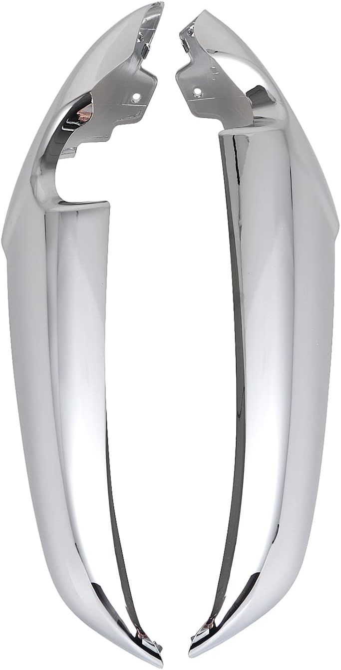 1 Pair ABS Radiator Side Cover Shrouds Fairing Cowl Panel For Harley V-Rod VRSC VRSCX VRSCAW（Do not fit V-Rod Muscle）, Chrome